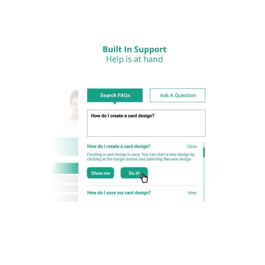 EasyBadge Lite – smidig programvara för design och utskrift av ID-kort