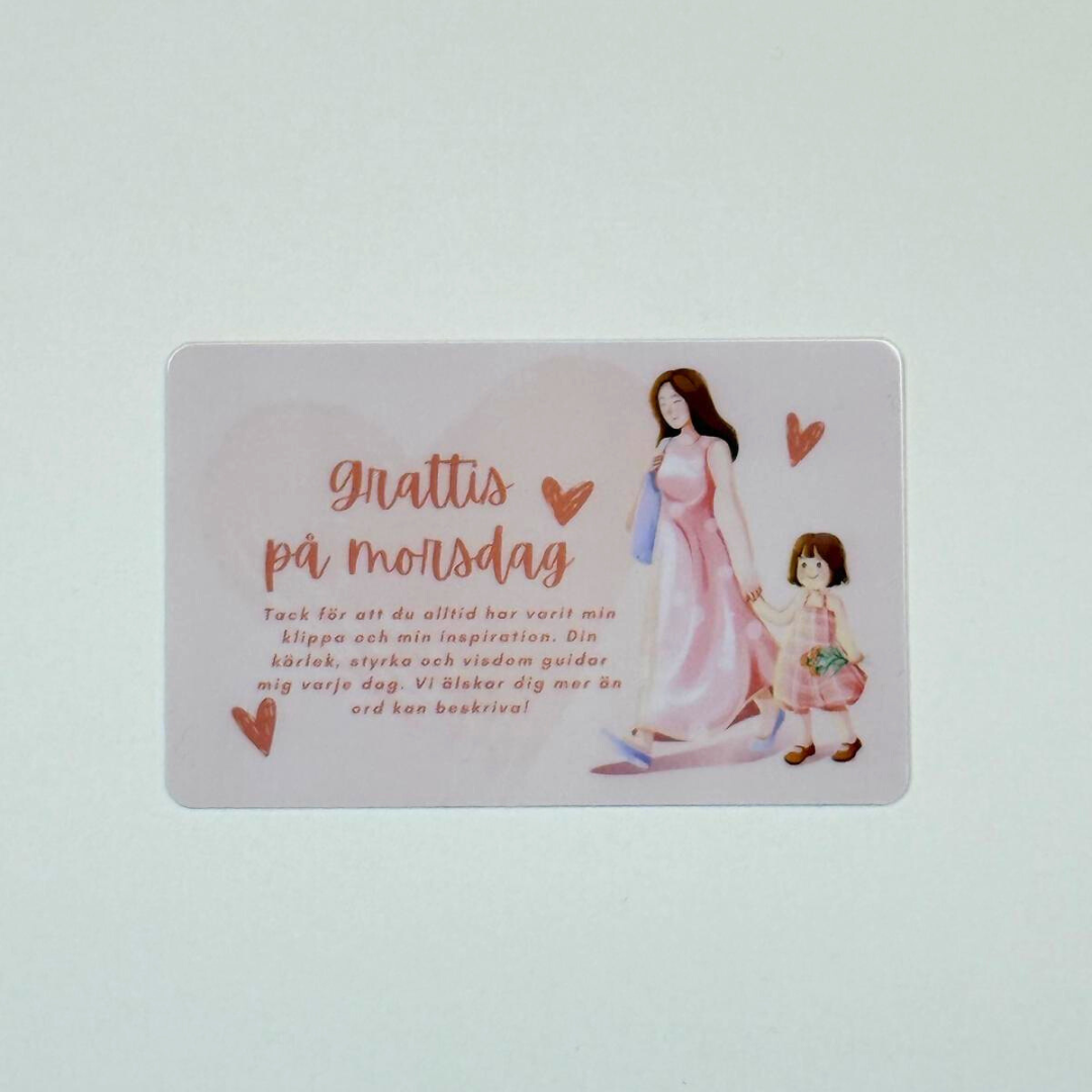 Morsdagskort i plast – En elegant hyllning till världens bästa mamma