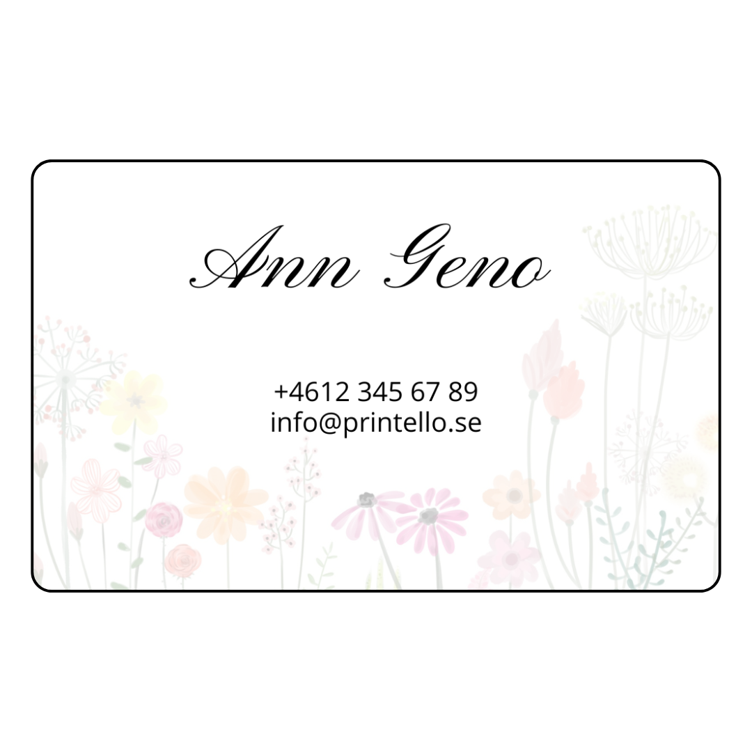 Visitkort i plast – Professionell kvalitet med hållbar elegans