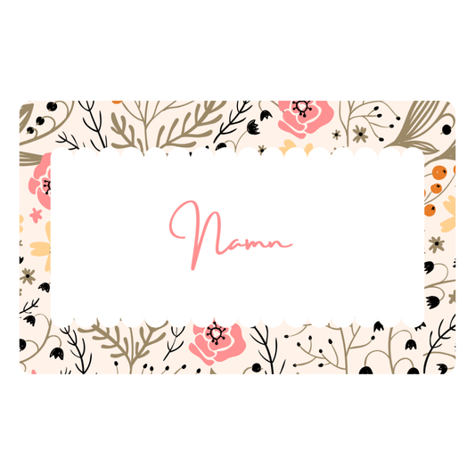 Bordsplaceringskort i plast – Stilren design med personligt namntryck