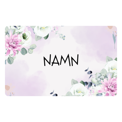 Bordsplaceringskort i plast – Stilren design med personligt namntryck