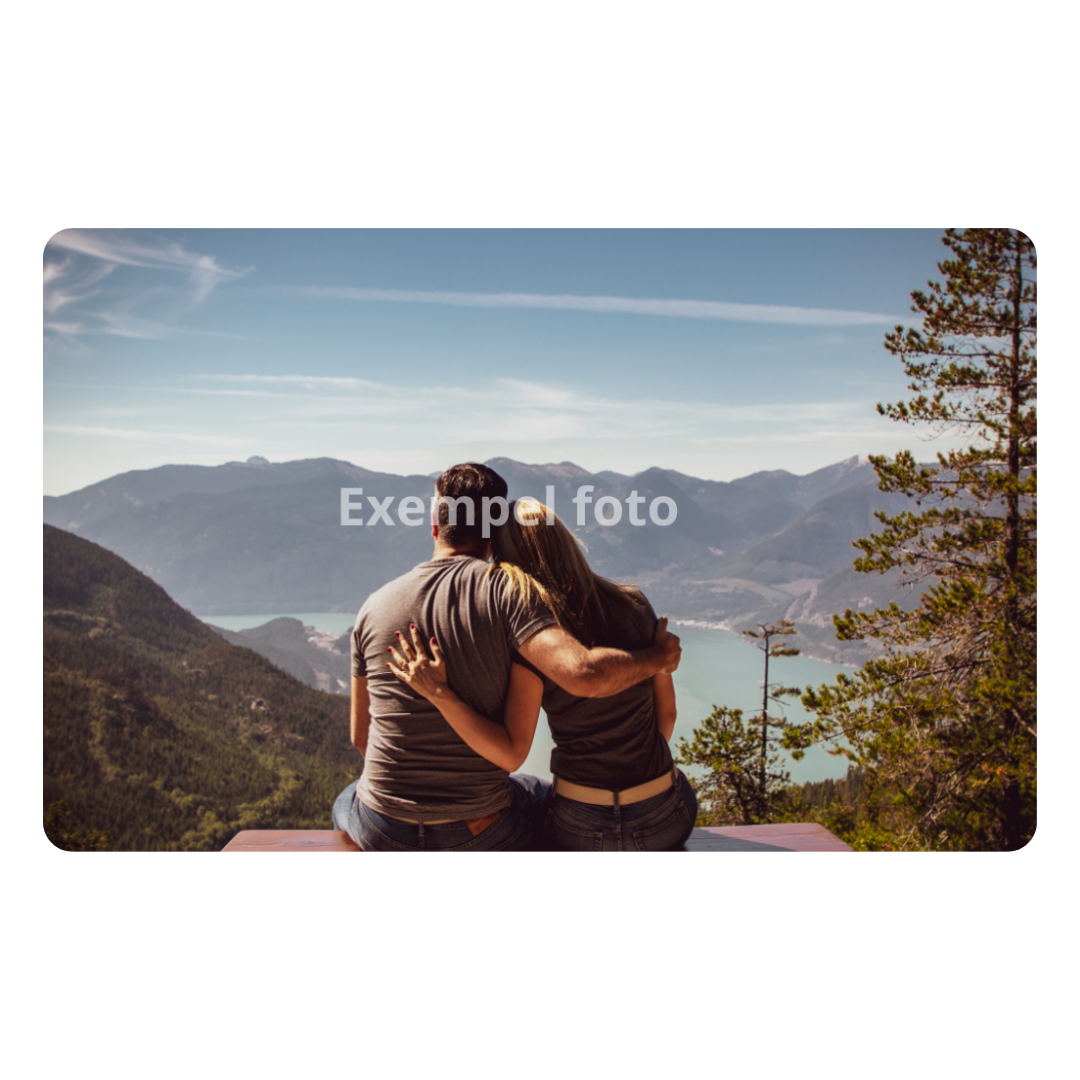 Alla hjärtans dags plastkort – Personligt kort med eget foto