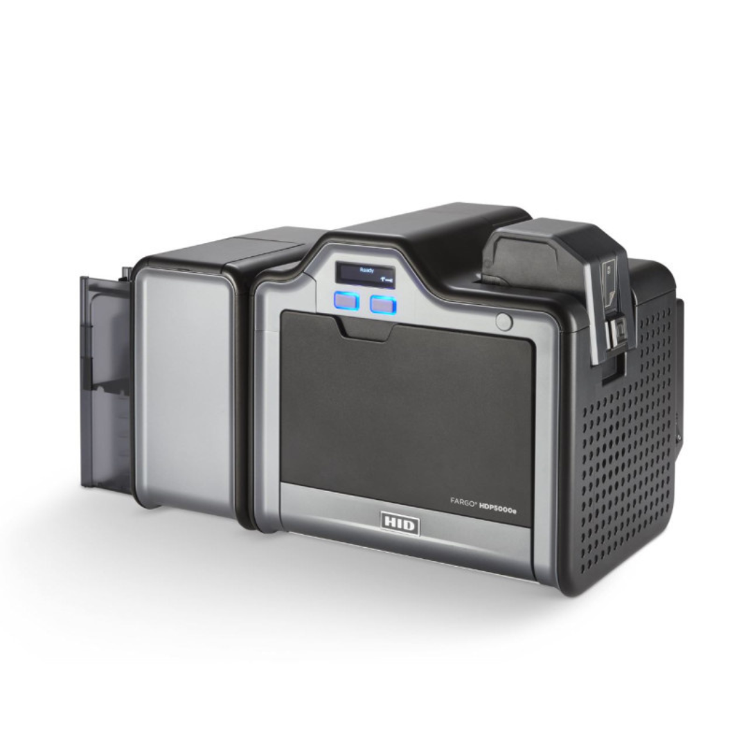FARGO HDP5000E Dual-Sided – Dubbelsidig retransfer-skrivare med fotokvalitet och industriell driftsäkerhet