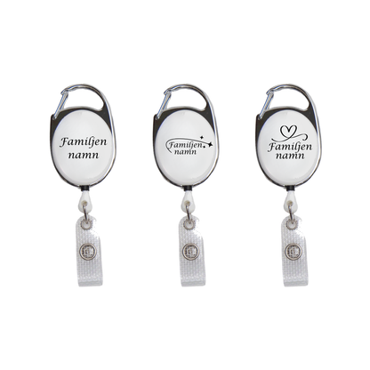 Jojo med familjetryck – personlig nyckeljojo för hela familjen SVART