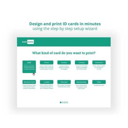 EasyBadge Lite – smidig programvara för design och utskrift av ID-kort