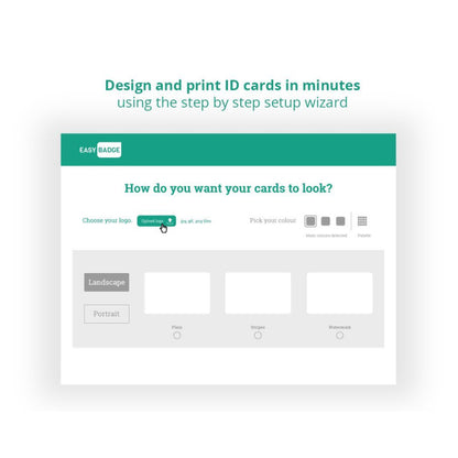EasyBadge Lite – smidig programvara för design och utskrift av ID-kort