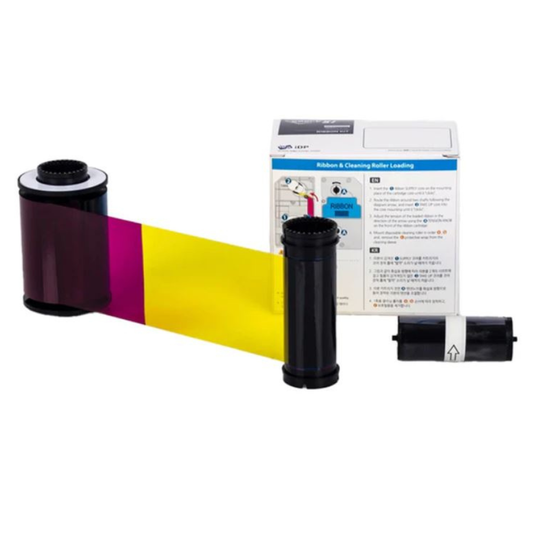 IDP 659896 YMCK-färgband – högkvalitativa färgutskrifter för SMART-81 retransfer-skrivare