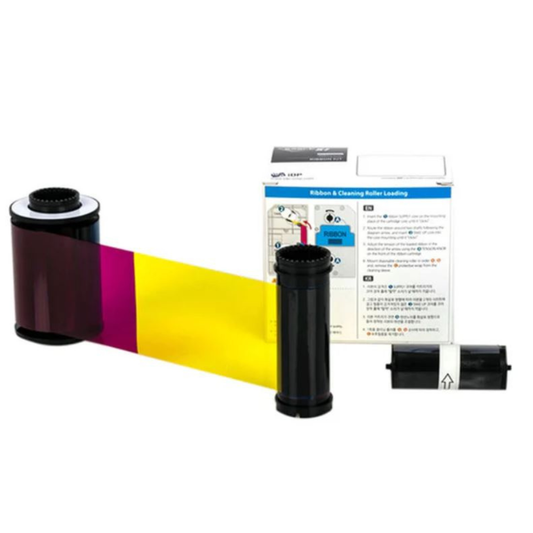 IDP 653378 YMCKK-färgband – professionell dubbelsidig utskrift för SMART-81 retransfer-skrivare