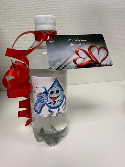 Alla hjärtans dags plastkort – Hjärta med två namn