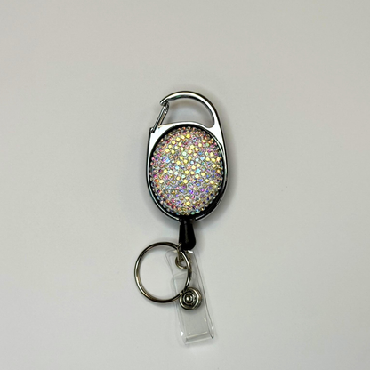 Glittrig Jojo med Nyckelring & ID-Strip – snygg och praktisk åtkomst