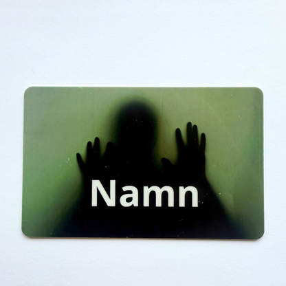 Halloween bordsplaceringskort – Personligt plastkort med namn