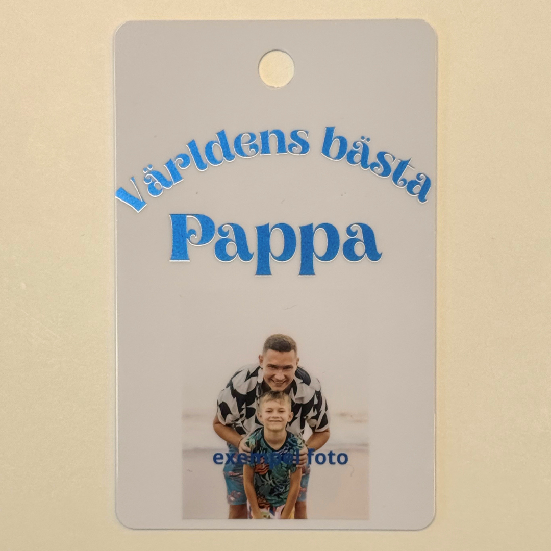 Världens bästa pappa – med personlig foto
