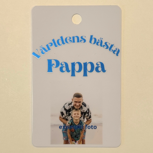Världens bästa pappa – med personlig foto